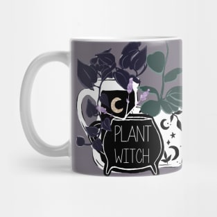 Plant Witch, Witch Lady Plant Lover Mug